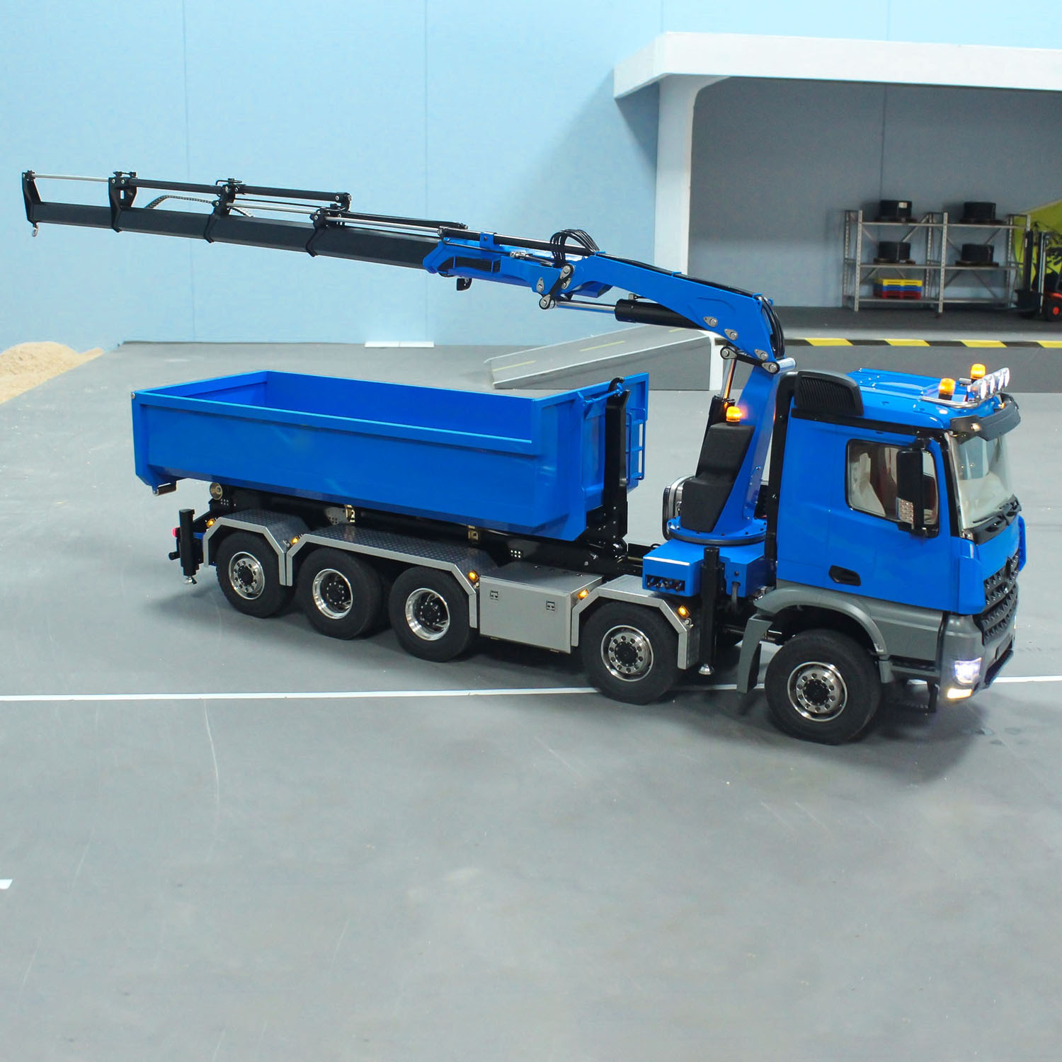 Rc Hobby Grade - 10x10 RC 1/14 Hydraulic Metal Crane