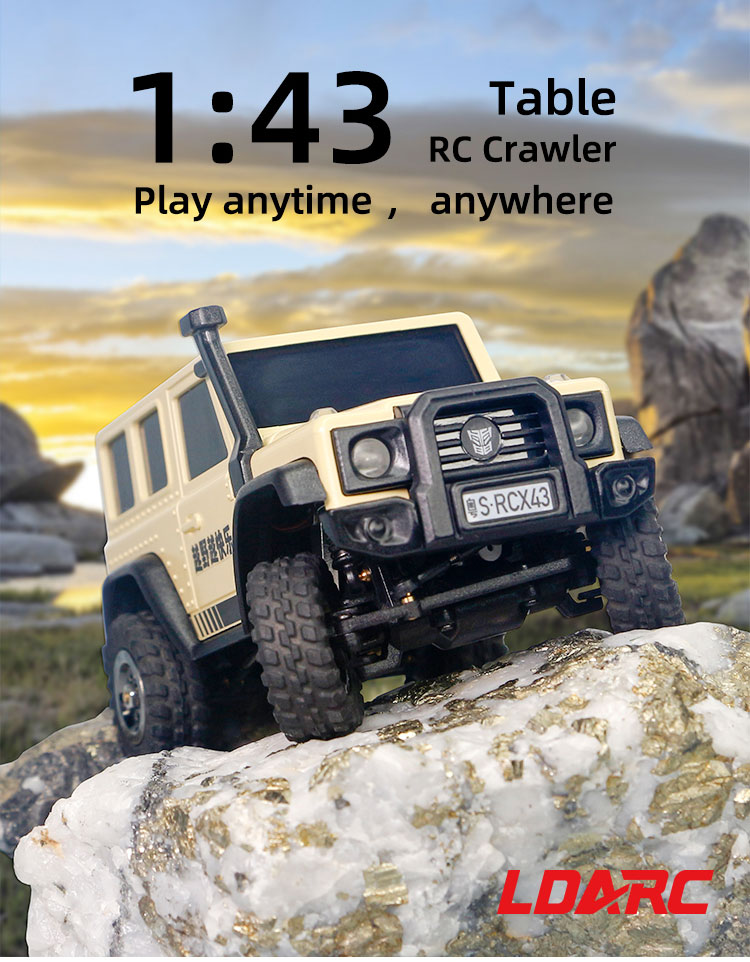 Rc Hobby World - LDARC X43 1:43 Crawler RC Car