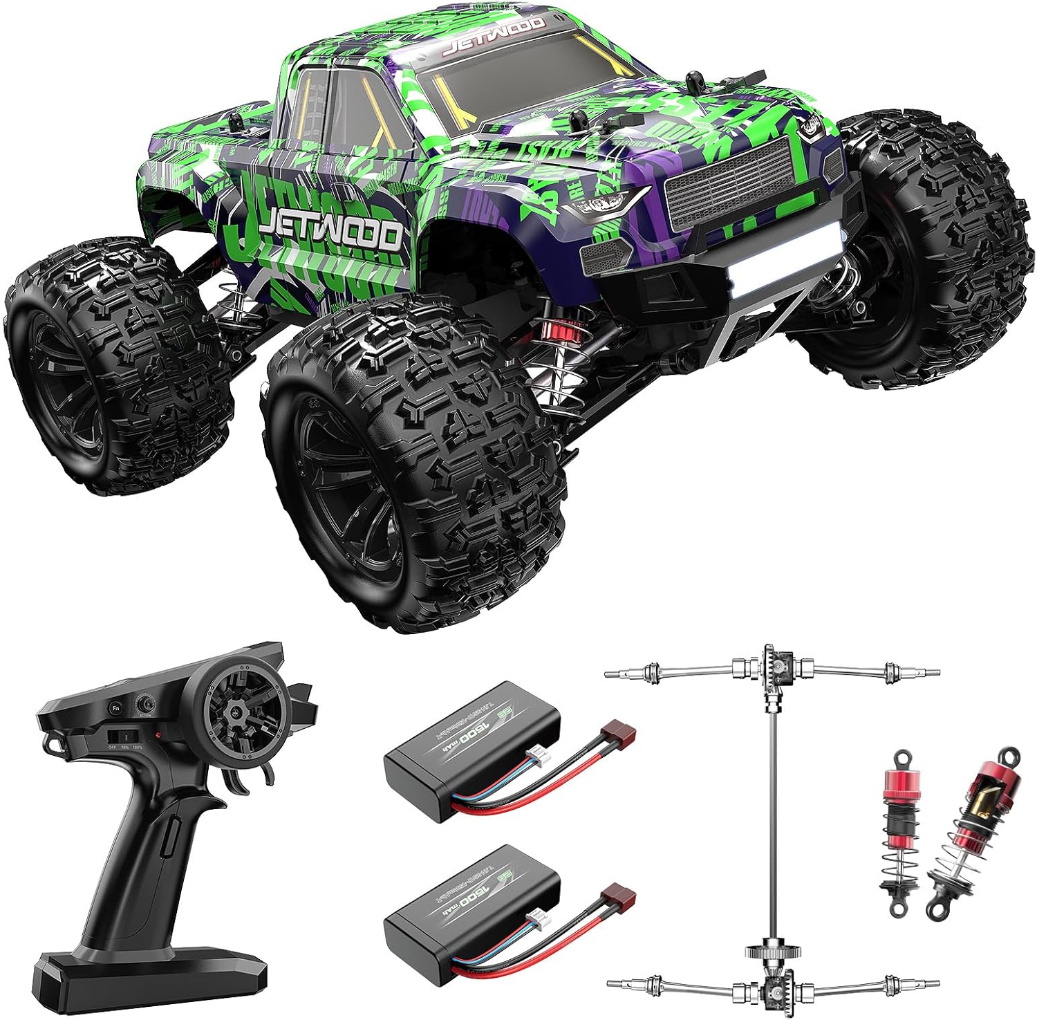 Rc Hobby Monster Truck - 1/16 RC Car 38kph 4WD Ready