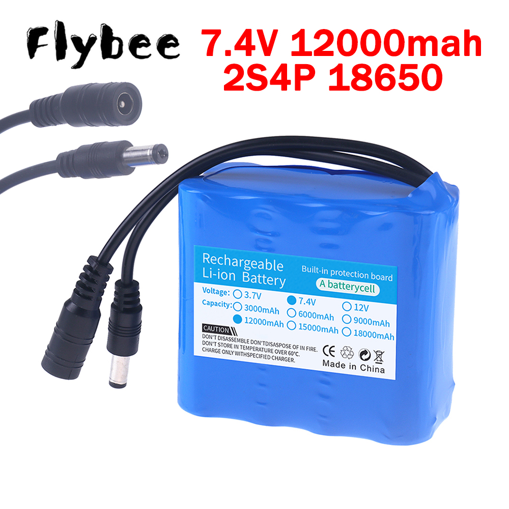 2S4P 18650 Lithium Battery 7.4 – Rc Hobby Hub Bewertung und Preis
