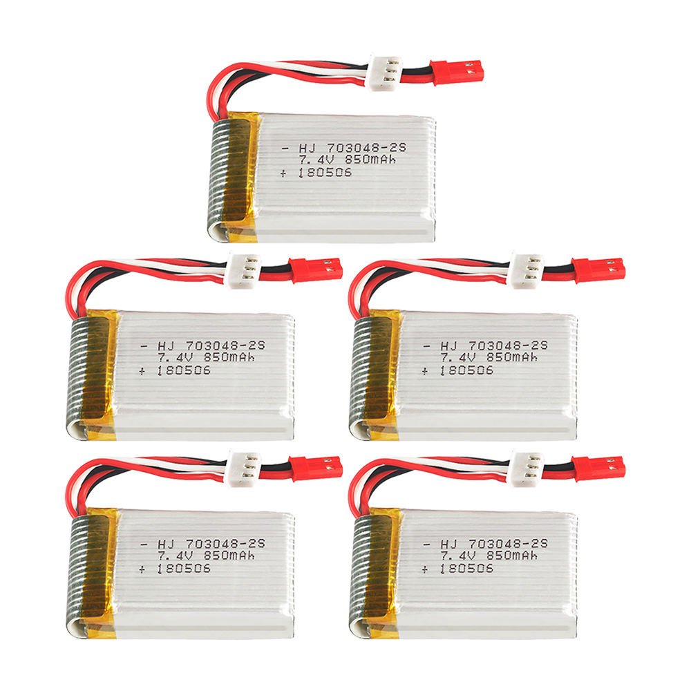 1-5pcs  2s 7.4V 850mAh 703048  – Rc Hobby Hub Bewertung und Preis