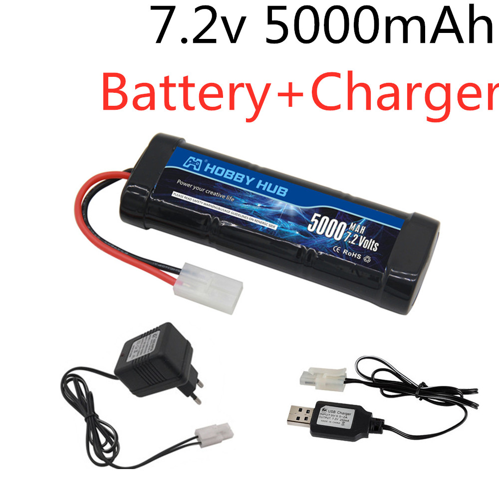 7.2V 5000mAh Ni-MH Battery Pac – Rc Hobby Hub Bewertung und Preis