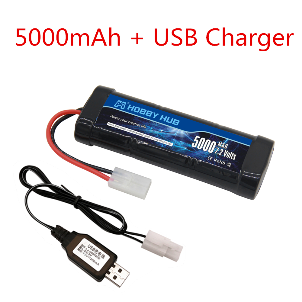 7.2V 5000mAh Ni-MH Battery Pac – Rc Hobby Hub Bewertung und Preis