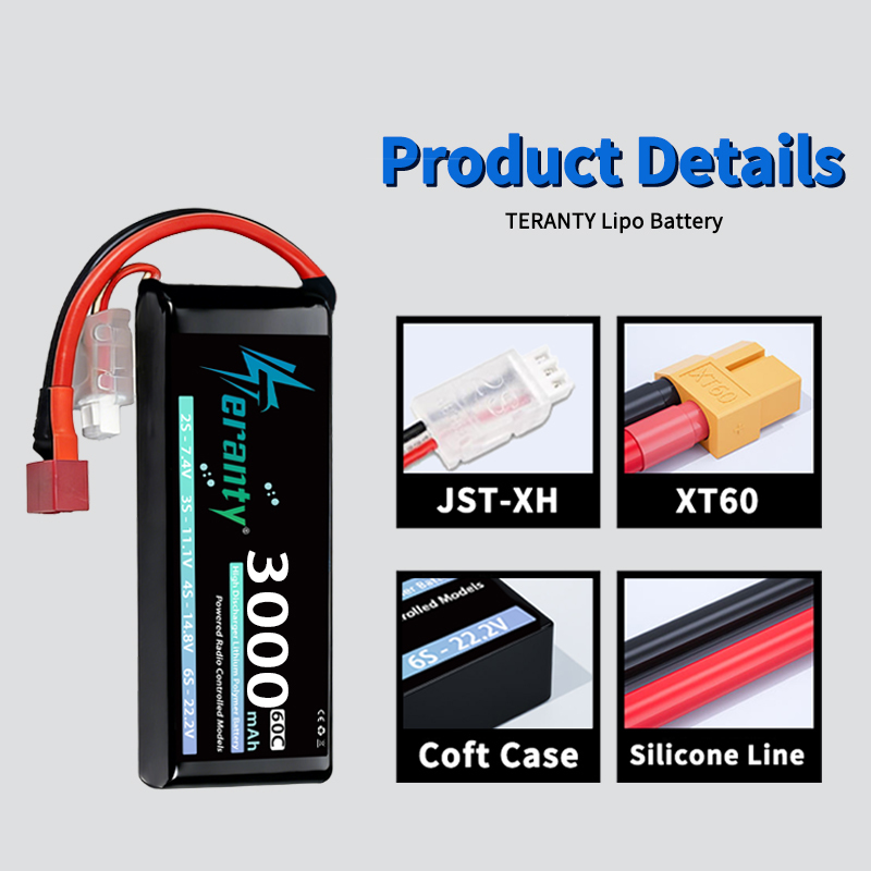 TERANTY 2S 3000mAh Lipo Batter – Rc Hobby Grade Bewertung und Preis