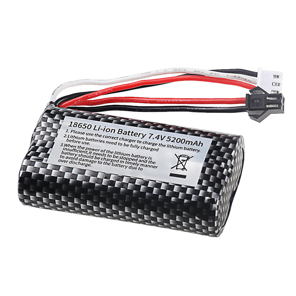 18650 7.4V 5200mAh Li-ion batt – Rc Hobby Hub Bewertung und Preis