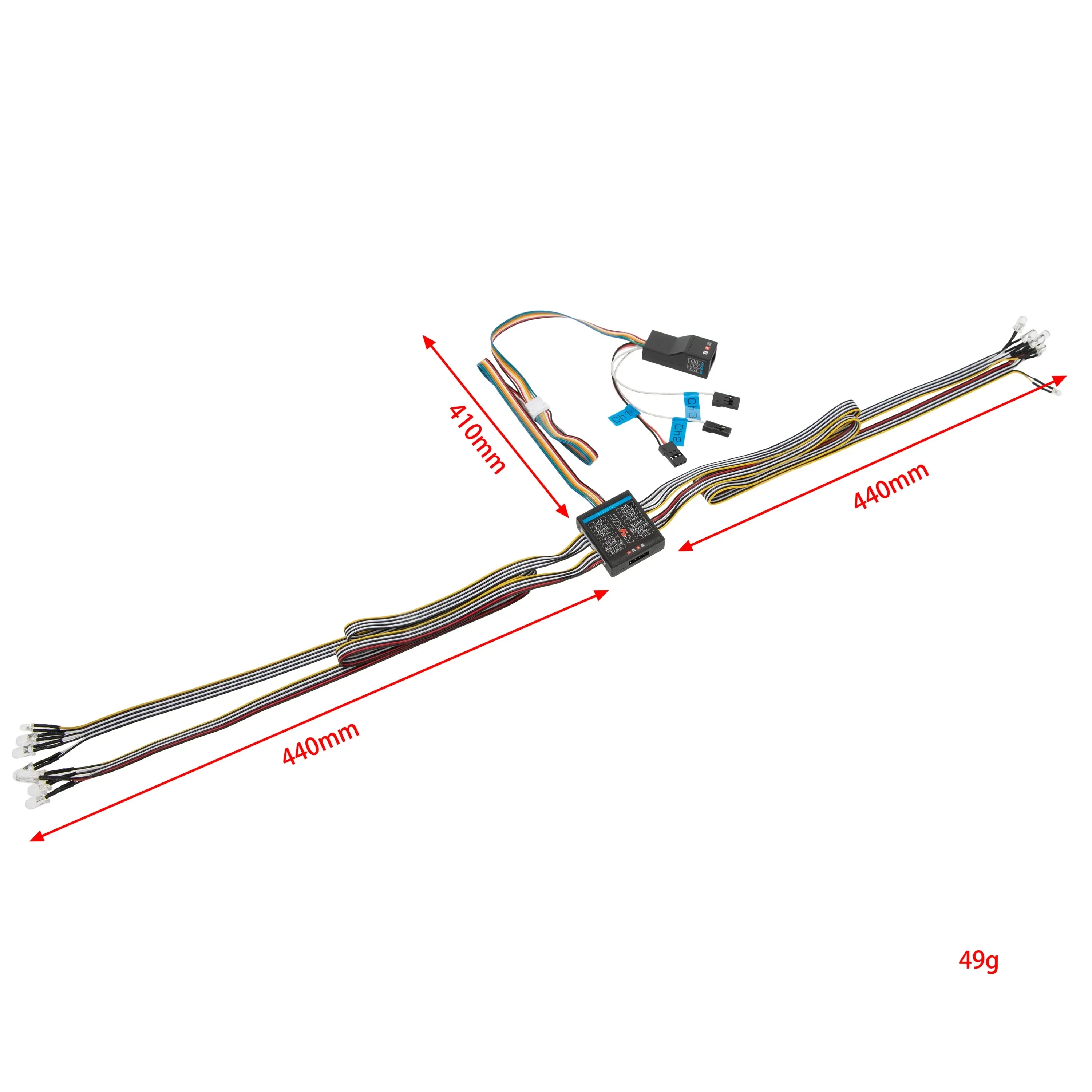 RC Car 1/8 1/10 RC Car 14 LED  – Led Light Kit Rc Bewertung und Preis