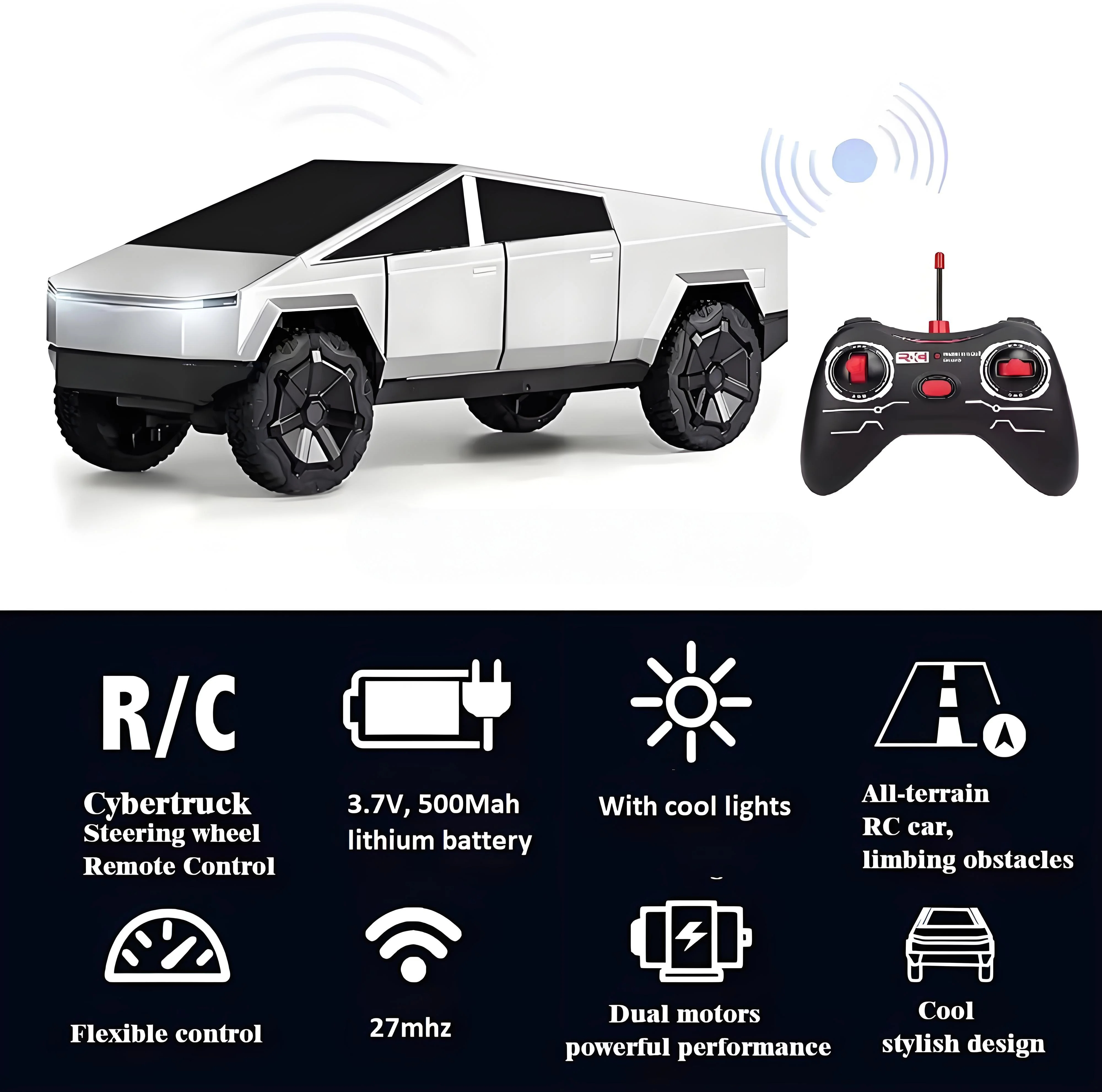 1:24 RC Cybertruck Pickup 4WD  – Led Light Kit Rc Bewertung und Preis