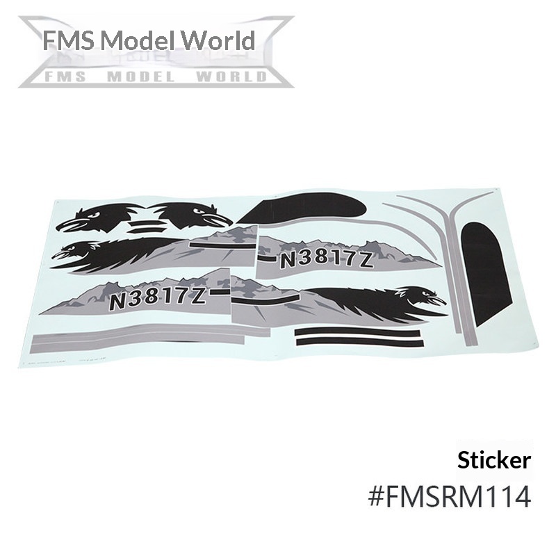 FMS RC Plane Decals For 1700mm – Rc Hobby Grade Bewertung und Preis