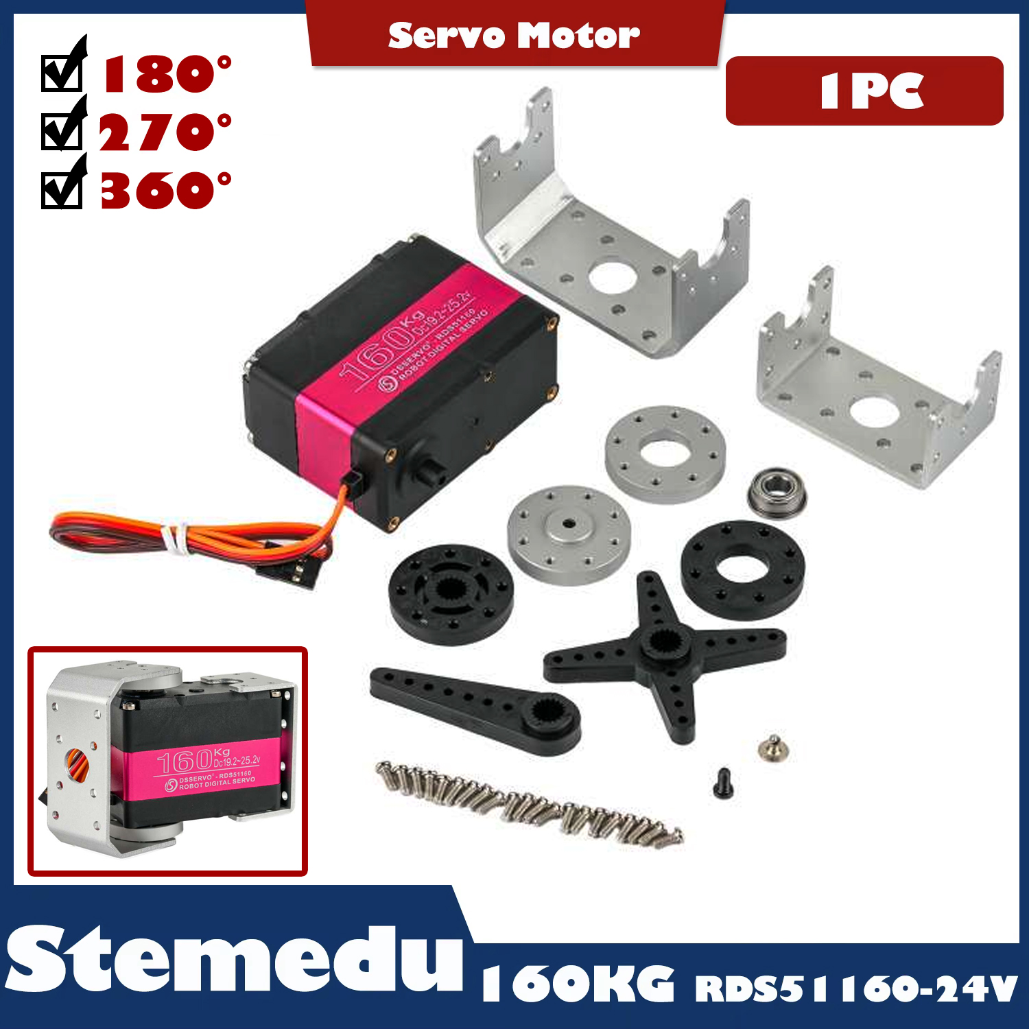 Large Servo 160Kg 24V RC Digit – Rc Hobby Tools Bewertung und Preis