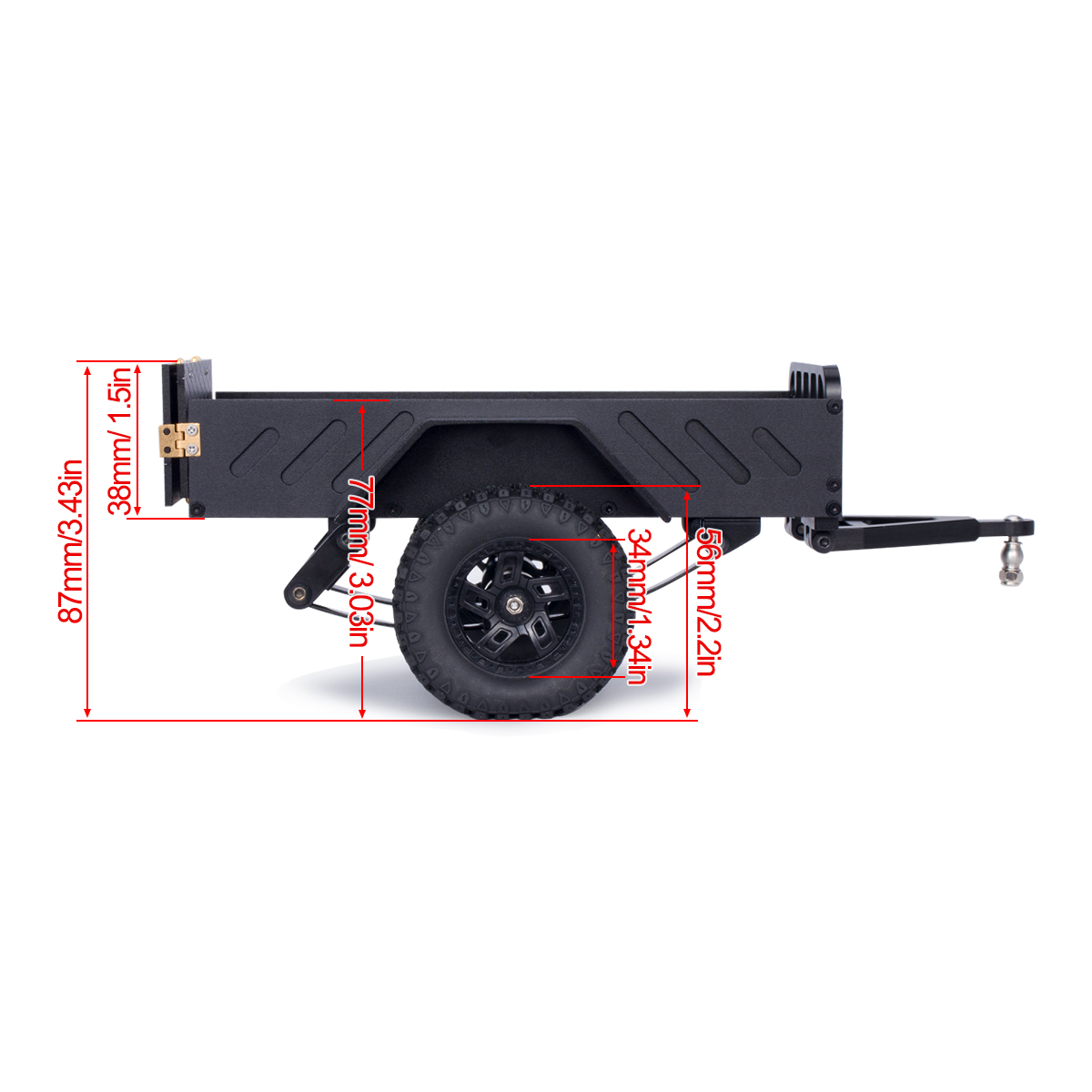 Aluminum Machined Utility Trai – Rc Hobby Tools Bewertung und Preis