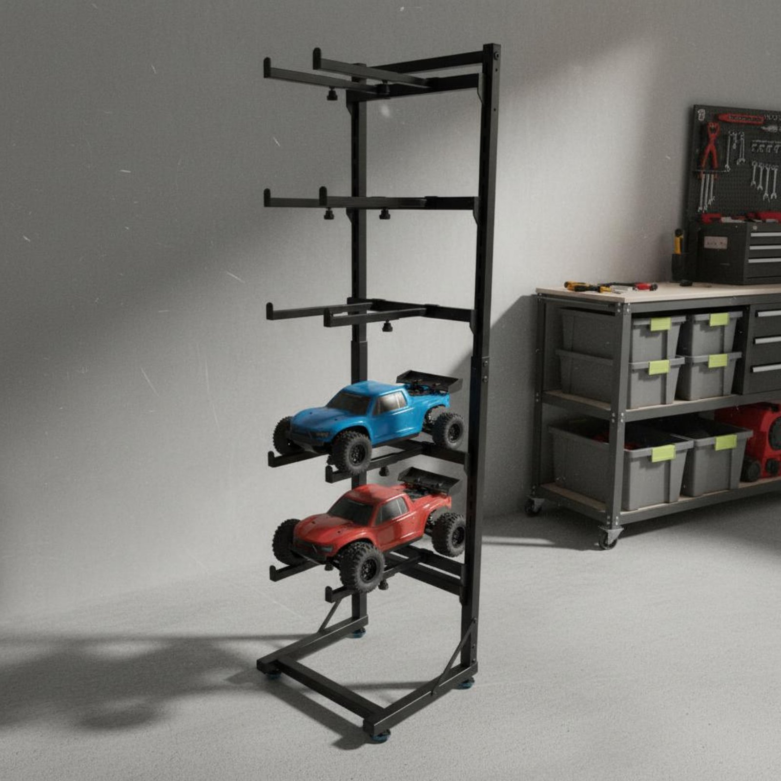 RC Car Display Rack Space Savi – Rc Hobby Garage Bewertung und Preis