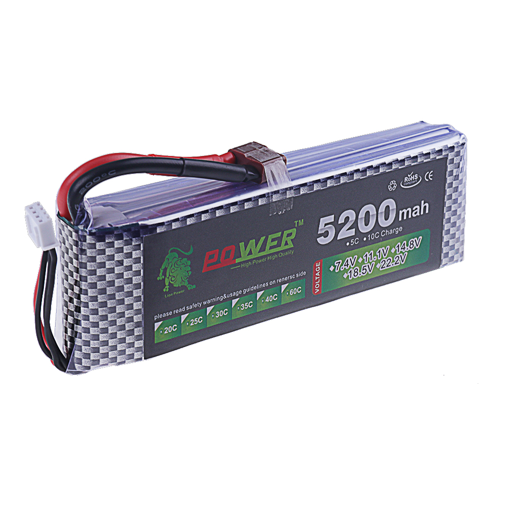 3S Lipo Battery 11.1V 5200mah  – Rc Hobby Hub Bewertung und Preis