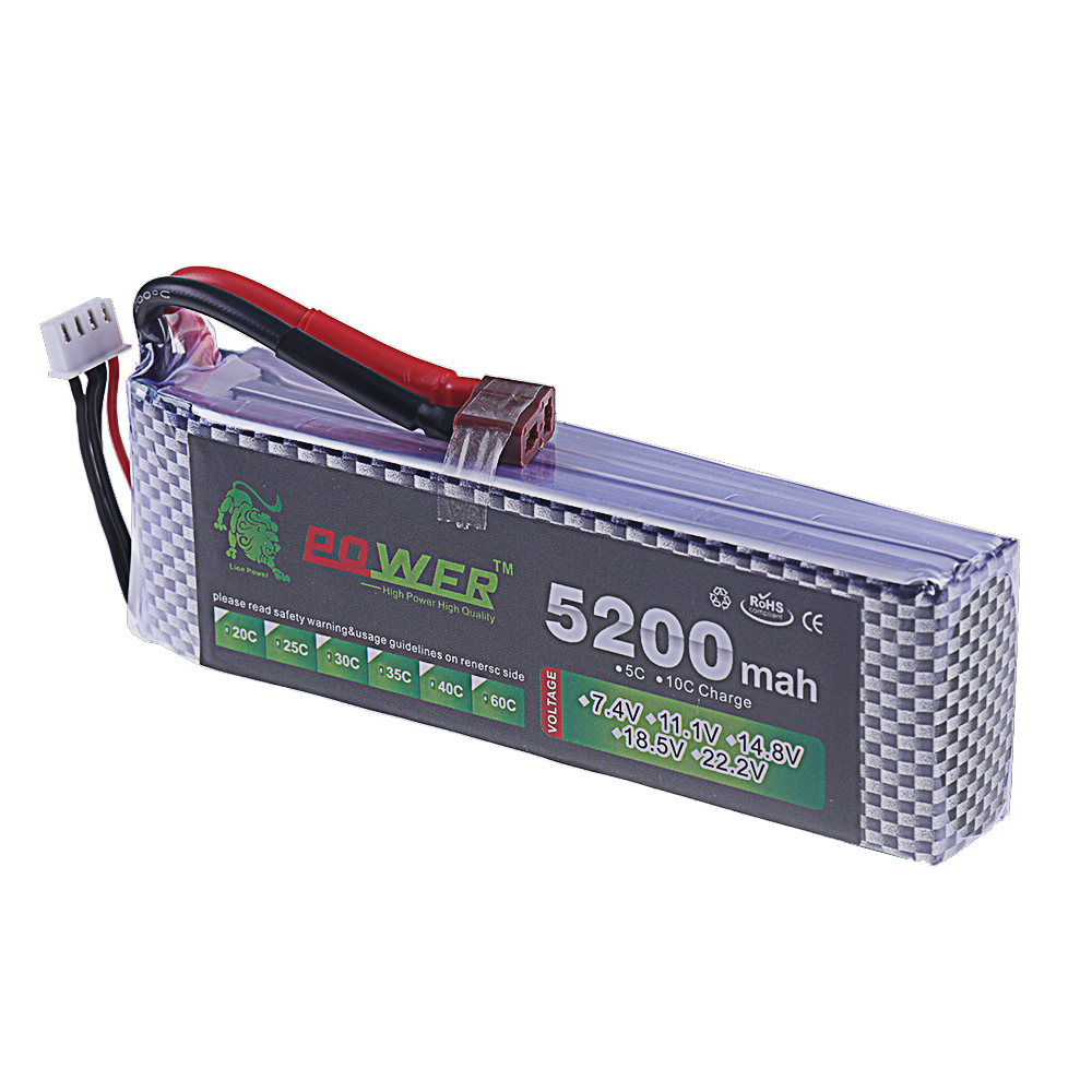 3S Lipo Battery 11.1V 5200mah  – Rc Hobby Hub Bewertung und Preis